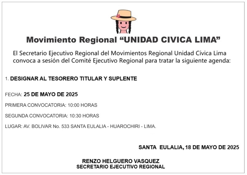 DESIGNAR AL TESORERO TITULAR Y SUPLENTE